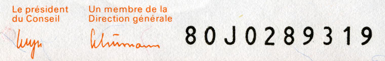 10 francs, 1980