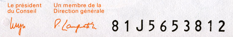 10 Franken, 1981