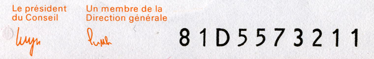 10 Franken, 1981