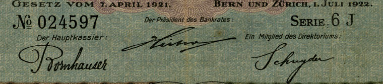 20 francs, 1922