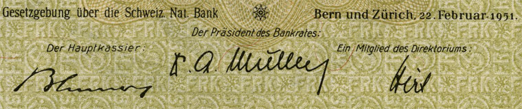 5 francs, 1951