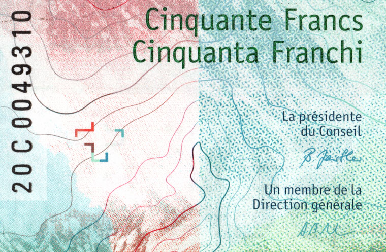 50 francs, 2020